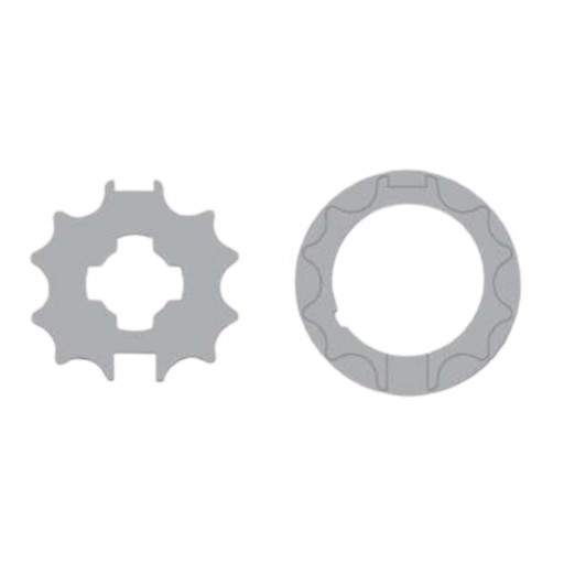 [AXG7BAT2] Adaptateur roue + couronne XQ5 - tube rond  70mm (AXG7BAT2)