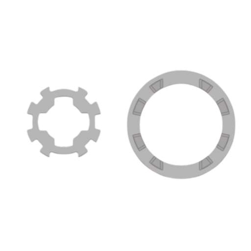 [AXZF45] Adaptateur roue + couronne XQ4 - tube ZF 45mm (AXZF45)