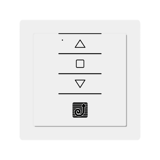 [QCTX01M] Emetteur mural QUATTRO LINE - 1 canal - 868MHz (QCTX01M)