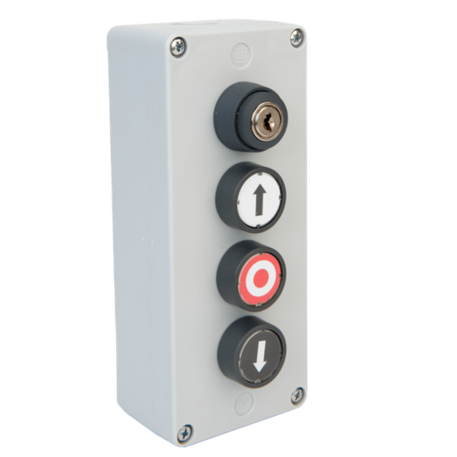 [200.4100.00] Boîte à bouton saillie - 2 BP NO + 1NF + clé (KDT4)