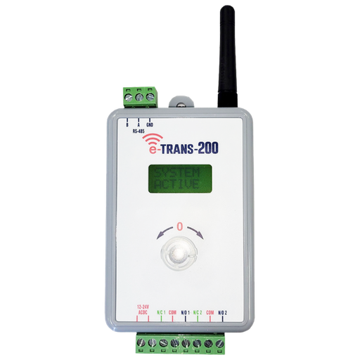 [ETRANS200] Émetteur - récepteur avec afficheur LCD 10-36Vac/dc 433Mhz (ETRANS200)