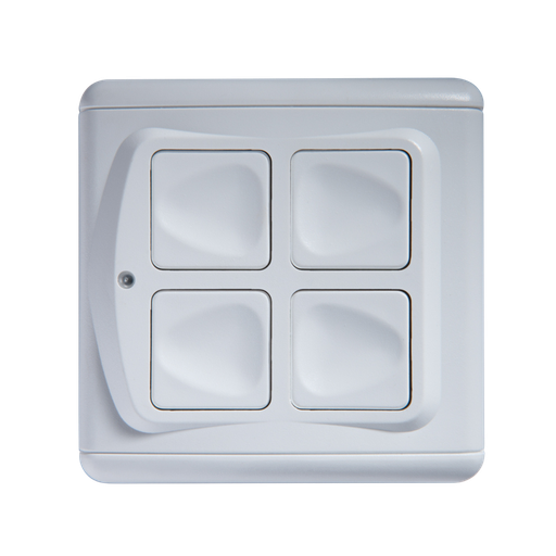 [RVA047M4] Emetteur mural 4 boutons - code 47 (PMR4-C47)