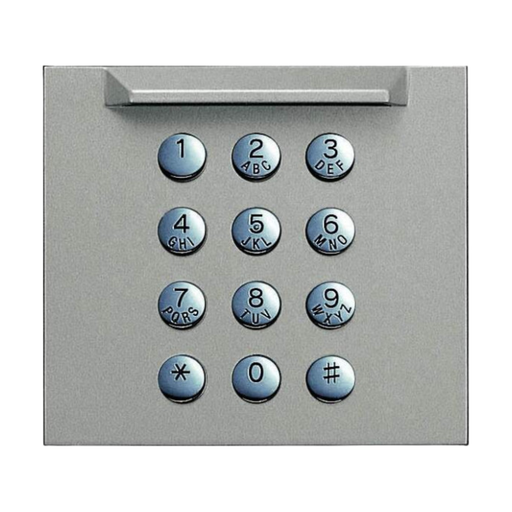 [120046] Façade pour module de prog et clavier (GF10KP)