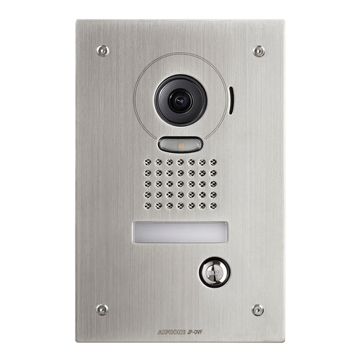 [130321] Platine vidéo encastrée inox zoom - antivandale gamme JP (JPDVF)