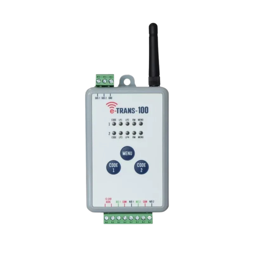 [ETRANS100] Émetteur / Récepteur - 2 canaux - 2 relais NO/C/NC  - pour ELOOP PRESENCE MODE (ETRANS100)