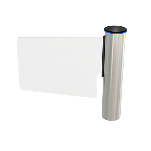 [APA1] Portillon pivotant bidirectionnel -verre - 900mm x 900mm - inox 304 (APA1)