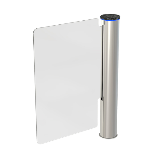 [GLA2] Portillon pivotant bidirectionnel - 900mm x 1500mm - verre - inox 304 (APA2)