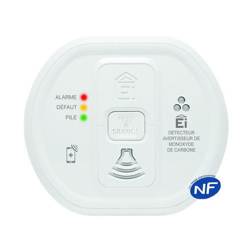 [EI208W] DAACO (monoxyde) - CE - EN50291 - Pile lithium 10ans -Radio en option (EI208W)