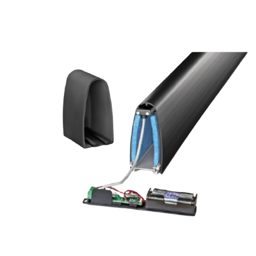 [MAXXICNDR200] Barre palpeuse RADIO résistive 8.2K - H=2m profil 95mm - EN12453 (MAXXICNDR)