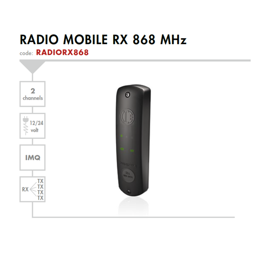 [RADIORX] Récepteur pour barres palpeuses SICUR et MULTI (RADIO_RX)
