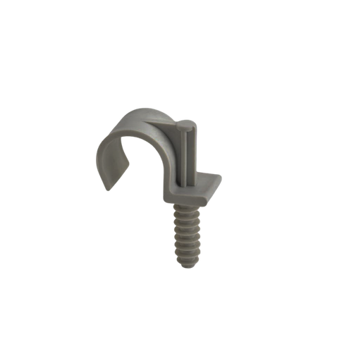 [TLAP20S] ACCROCHE TUBE IRO 20MM SIMPLE BLANC