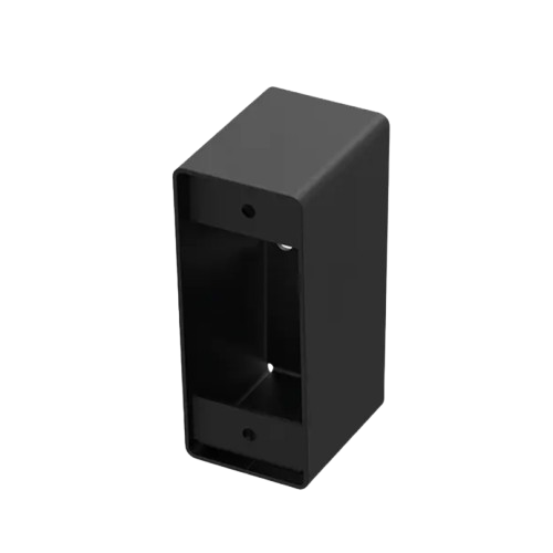 [PBHI1-N] Boitier applique étroit noir pour gamme bouton poussoir