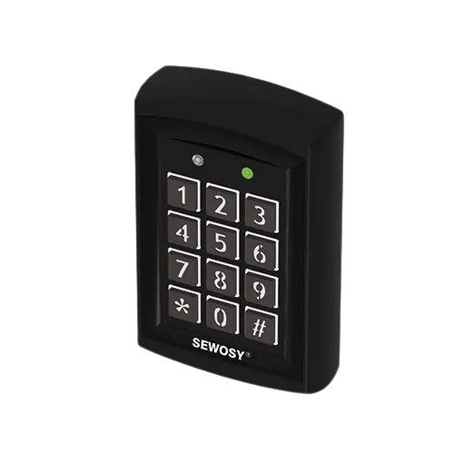 [KRB1000-N] Clavier à code et badge noir EM 125kHz - bornier