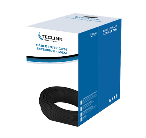 [TLCB6300F1EXT] CÂBLE FTP LSZH CAT6 EXTERIEUR - 305M