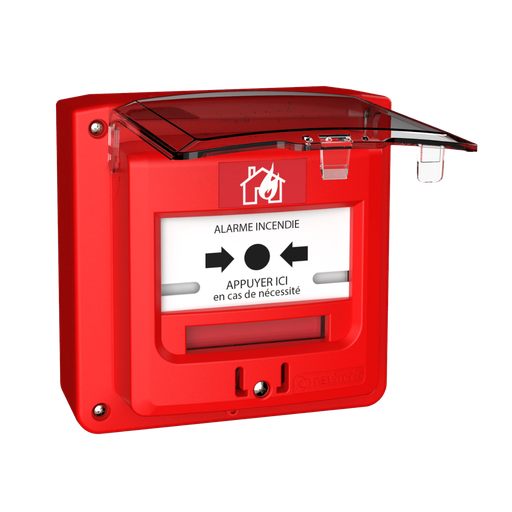 [5713R1C] Déclencheur manuel étanche Radio 120*120mm + capot  (NEU-5713R1C-RF3) (copier)