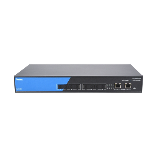 [S51820-B0] SWITCH 8×SFP 1000 FX & 2×RJ45