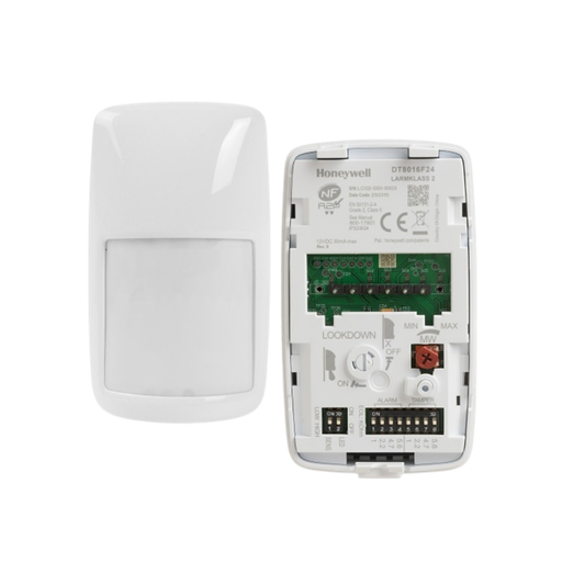 [DT8016F24] Détecteur de mouvement double technologie, 16x22m, 24Ghz, choix de résistances et NF&A2P 2 boucliers