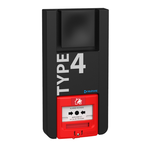[TT4P-RF3-N] TYPE 4 A PILES RADION COULEUR NOIRE
