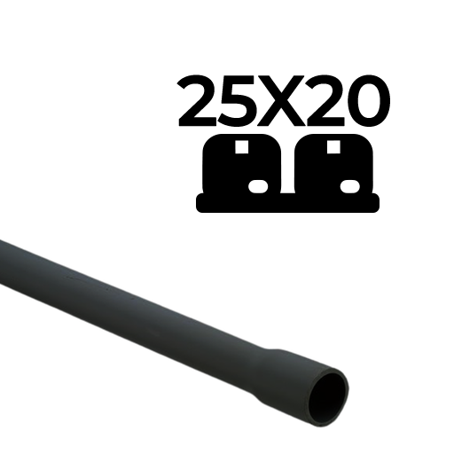 [TLTI25N3M -PALETTE-25] CARTON DE TUBES IRO PVC 3M NOIR DIAMETRE 25 (copier)