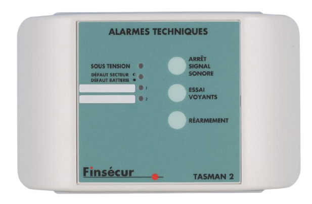 [ATECO901] TASMAN 2 - COFFRET ALARME TECHNIQUE 2 ENTREES  (TASMAN-2)