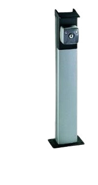 [SEL120] Potelet de 1200mm pour 1 contact à clé-clavier