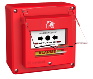 [4713R1C] DM ÉTANCHE 1 CONTACT ROUGE AVEC CAPOT  (NEU-4713R)