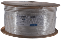 [406010-W5] CABLE ALARME RIGIDE - 500M - TOURET EN BOIS