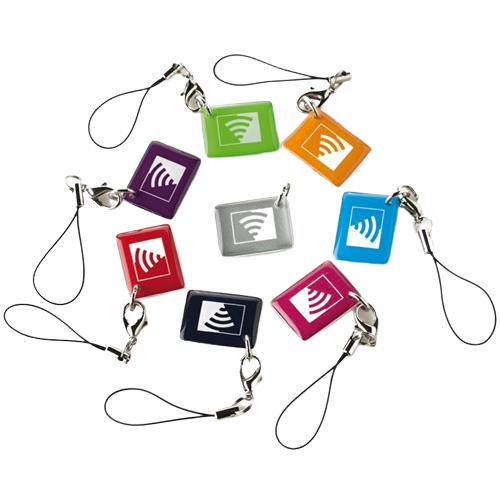 [K-303466] 3 EPOXY KEYFOB MINI COLORS
