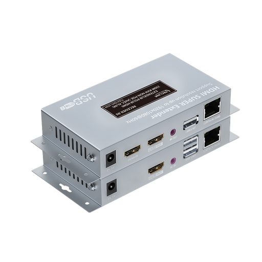 [TLEXHDMI-150M] EXTENDEUR POUR HDMI 150M KVM NON POE(AVEC ALIM)