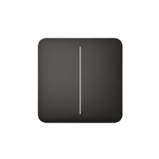 [46016.144.GP] Ajax SoloButton (2-gang) [55] graphite кнопка