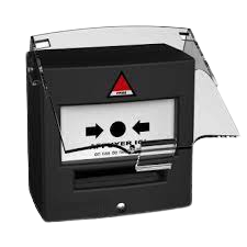 [TX5DMC-G2] Boitier Menace (BM) noir à piles Radio Adressable + Capot G2 NFS61-942