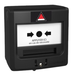 [5710N1C] Boitier Menace (BM) NOIR 1 contact + Capot