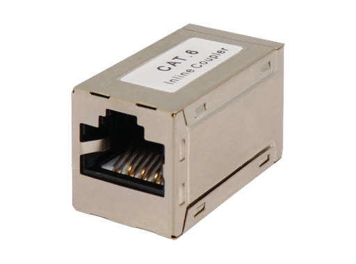 [COUPLEUR RJ45-10 PCS] CONNECTEUR BLINDÉ RJ45 CAT 6 FEMELLE-FEMELLE10 pièces/boîte.