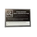[-ESV5pcs] Signalisation video surveillance  5pcs 21x14.8cm