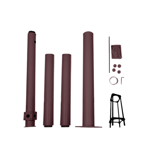[TLPT5M] Poteau de 5 mètres pour l'installation de caméras et de dômes gris foncé (copier)