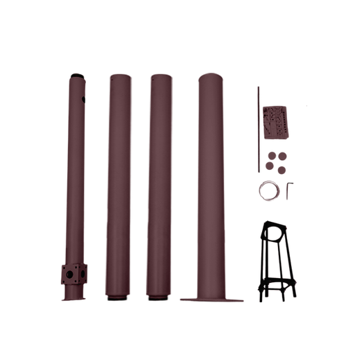 [TLPT6M] Poteau de 6 mètres pour l'installation de caméras et de dômes gris foncé (copier)