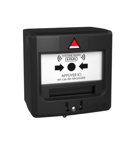 [5710N1C-RF3] Boitier Menace (BM) noir à piles Radio + Capot  (NEU-5710N1C-RF3)