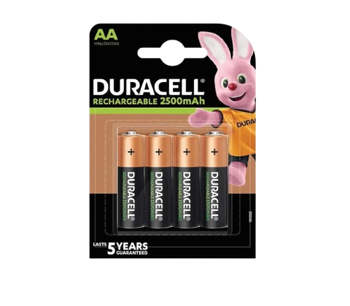 [Pile rechargeable AA 4 PCS] HR600011 DURACELL 4 PCS