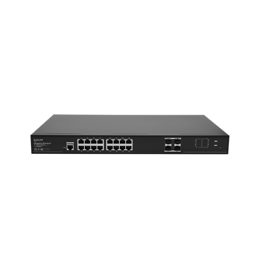 [TLSM3016-230] 16 Ports Gigabit PoE L2 Managed POE Switch 230W