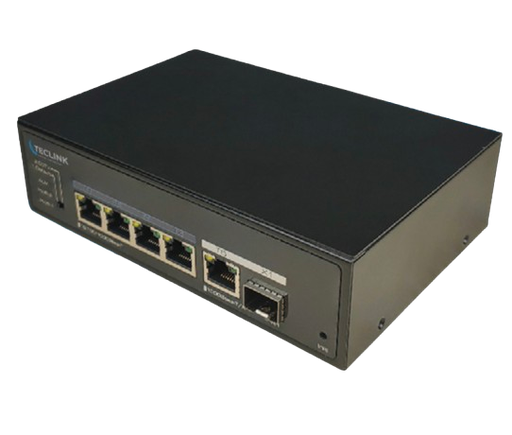 [TLSD5004-240] 4 ports Giga Industrial Unmanaged PoE Switch (DC 12V-48V),without power adaptor