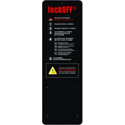 [LOCKOFF_SUPPORT] Alarme Menace - Support de fixation murale pour LockOFF