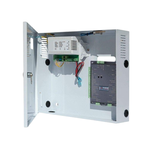 [VERSO+4-220] Coffret Equipé,1 centrale 4 lecteurs VERSO+4 et 1 Alimentation 12V/5A